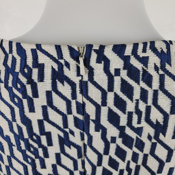 Moulinette Soeurs Scoop Neck, Beaded Chest Knee Length Pockets Dress 12 - Picture 6 of 9